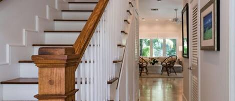 Entrance hall and stairs to bedrooms