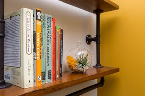 Complimentary books to read during your stay