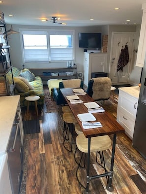Kitchen/Dining Room opening to Living Room