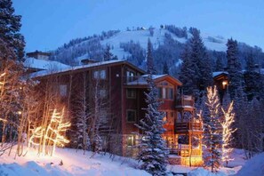 Black Bear Lodge.  We are located across from Silver Lake Lodge.  Walk 5-7 mins to the slopes.