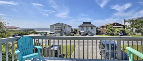 Oak Island Vacation Rental | 4BR | 2BA | 1,236 Sq Ft | Stairs Required to Enter