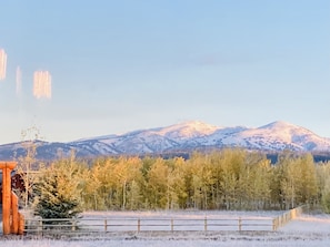 Vue depuis l’hébergement 