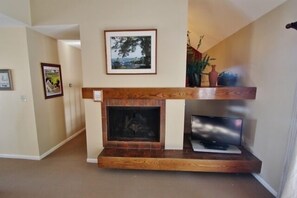 Gas Fireplace/TV