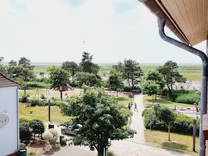 Vue depuis lâhĂ©bergement