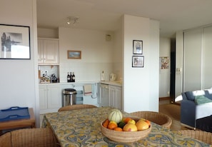 dining and kitchen