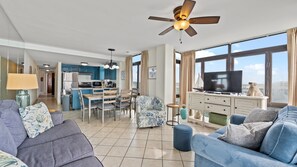 Great open floor plan in this fabulous oceanfront condo!