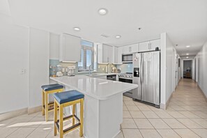 The family chef will love this updated kitchen complete with a huge workspace.