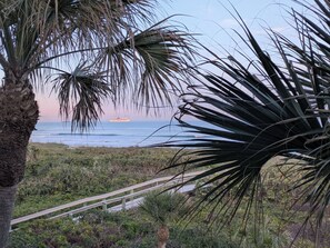 This is a beach access from the complex.