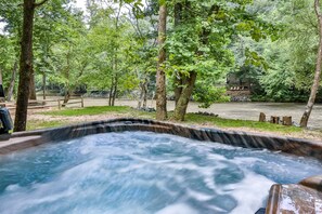 Soak Away Your Cares As You Watch The River Flow BY 