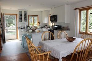 Dining and kitchen