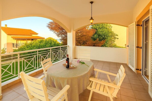 Enjoy some sunny moments at the veranda