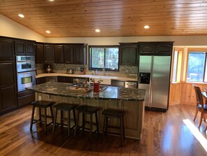 Fully stocked kitchen. Ready for baking. 