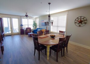 Dining and living room