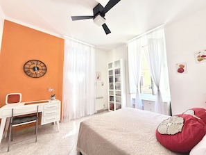Master bedroom with desk