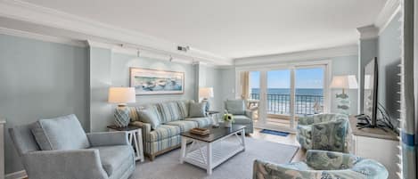 Relax with the comforts of home in this ocean front paradise.