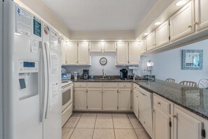 The family chef will love this updated kitchen complete with a huge workspace.