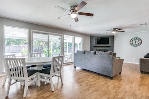 Living Room  and Game Area