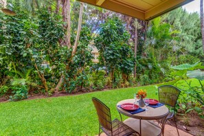 Private, ground floor Lanai