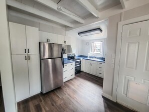 Light, bright and open kitchen.