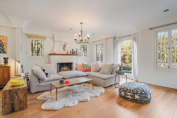 Bright living room full of natural light