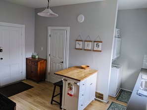 Washer/Dryer + 1st Floor Bathroom off Kitchen