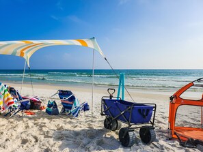 …or soaking up the sun at the beach.