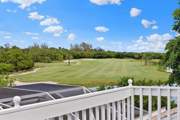 Breathtaking views from third level patio