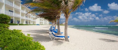 Beautiful Beach in front of Condo building