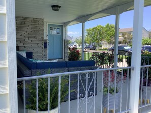 Relax on shady front porch