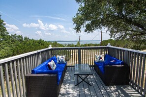 Outside Sitting Area with Lake View