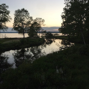 Blick von der Unterkunft