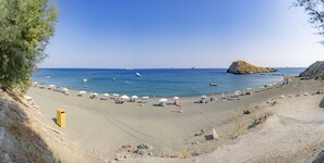 Beach view from the balcony