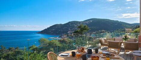 terrasse et vue
