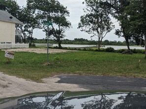 View of intercoastal water way in community