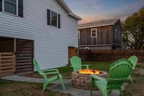 Unwind around the fire pit