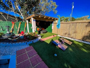 Hit a hole-in-one on the mini golf course and then challenge your friends to a game of corn-hole! - the ultimate destination for fun and relaxation.