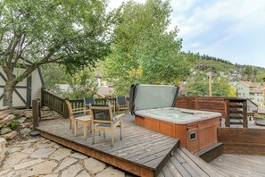 Hot tub's ready.