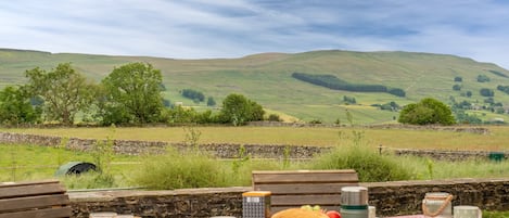 West Shaw Cote Cottage boasts stunning views across Wensleydale