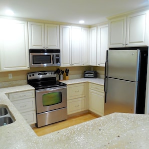 Spacious kitchen with all the needs for your family vacation!
