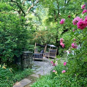 The back patio