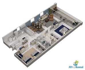 Layout of your terrific space.