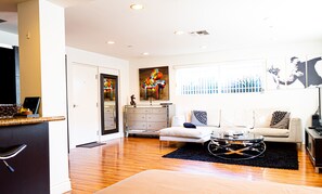 View of apartment from Queen bed