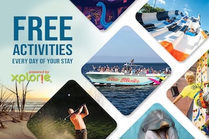 FREE Activities every day of your stay! Powered by Xplorie!