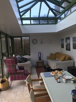 A lovely place to eat and enjoy the garden.