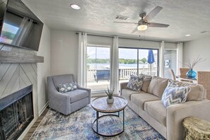 Living Room | Central A/C & Heat | Balcony Access | Smart TV