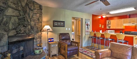 Breckenridge Vacation Rental | 2BR | 1BA | 800 Sq Ft | Stairs Required to Access