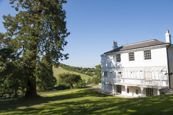 View of Bellair House from the garden