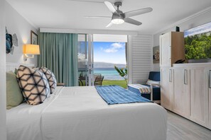 Large sliding glass doors for more natural light