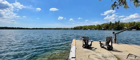 View from shared dock 