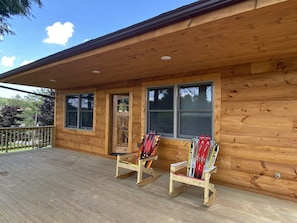 Deck with gorgeous WISP views, gas grill, chairs, table & HOT TUB!